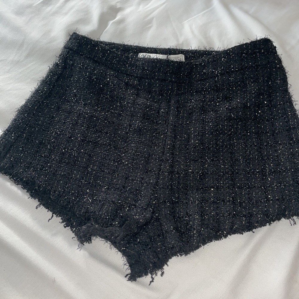 Zara Tweed Shorts